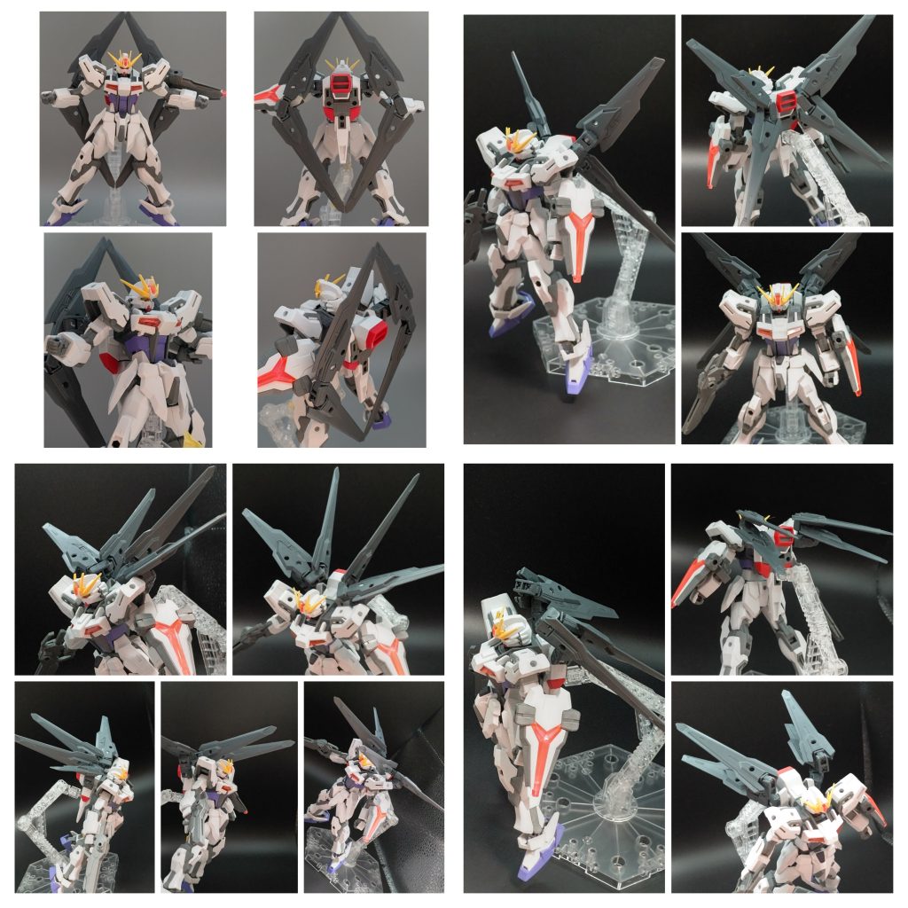 ウィングバインダーに関しては、以前 制作中の投稿の通り、特に変わりはありませんが スラスターの増加は考えてますね。あとはカラーリングなんですが····もうちょっと考えます。(^_^;)