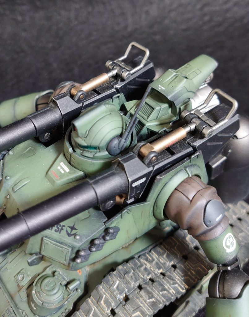 ガンタンク　初期型　塗装　ウェザリング–3枚目/制作者：wat798
