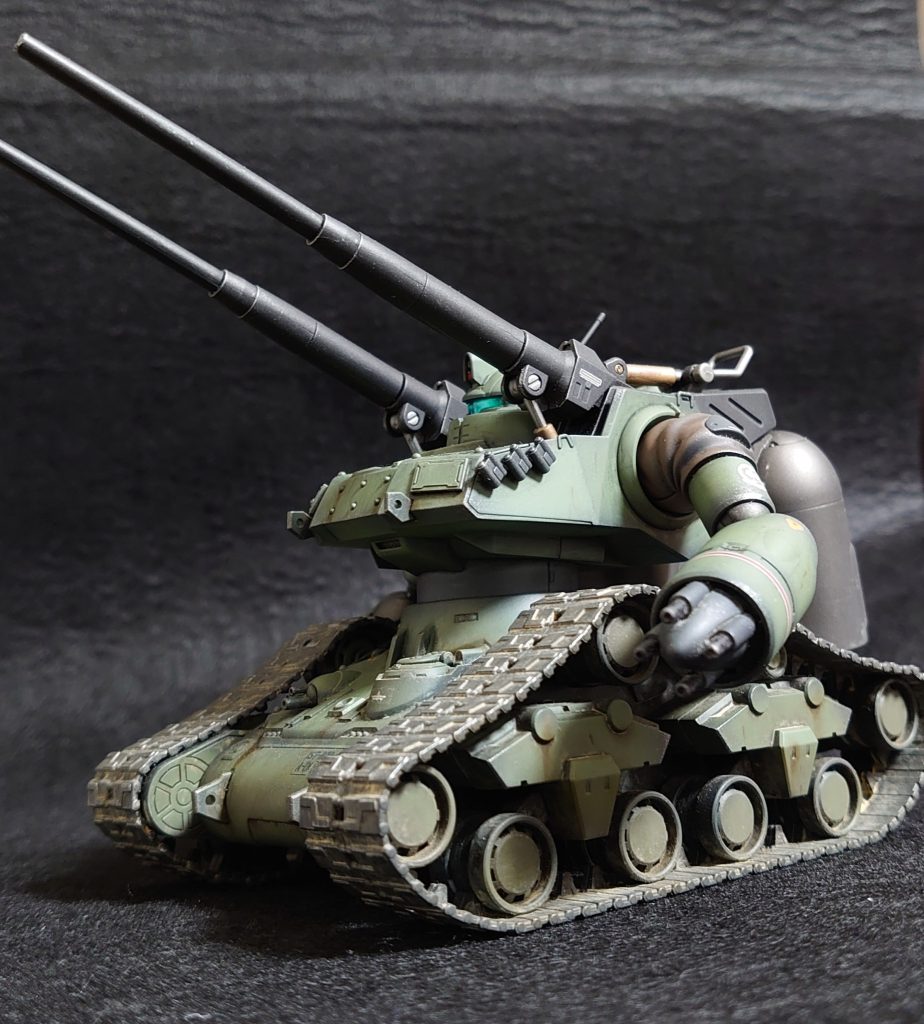 ガンタンク　初期型　塗装　ウェザリング–2枚目/制作者：wat798