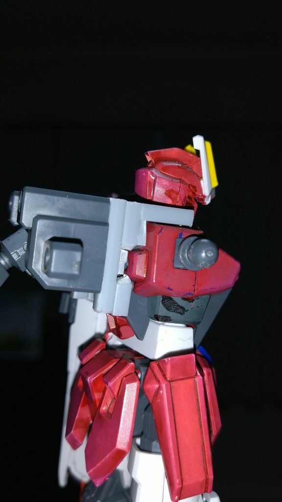 制作工程1ストライカーパックはビルド系とプラ棒、30MMを組合せです。