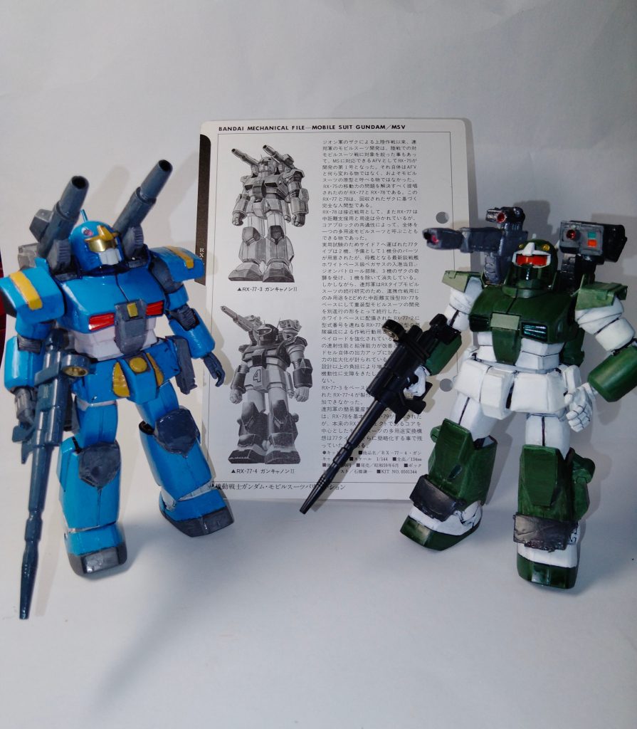 重装型を作った時にいつかはⅡのほうも再現したいと思っていて、ようやく完成しました。