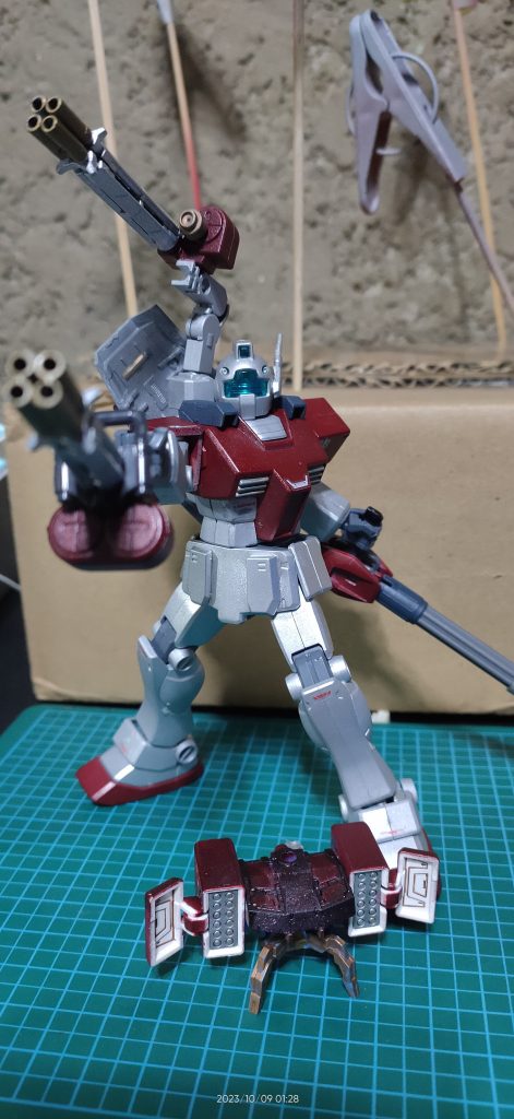 My first custom paint and kitbash HGUC RGM-79 GM–2枚目/制作者:BlitzGod28