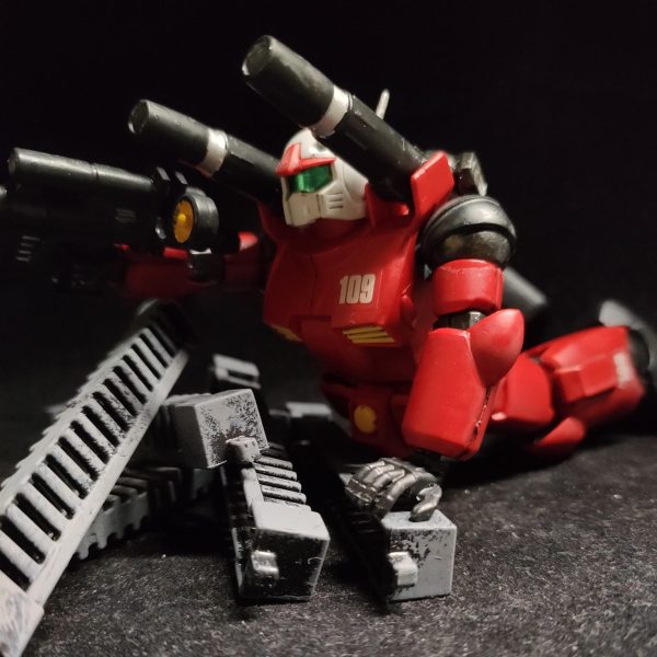 HGUC001　ガンキャノン　筆塗り全塗装