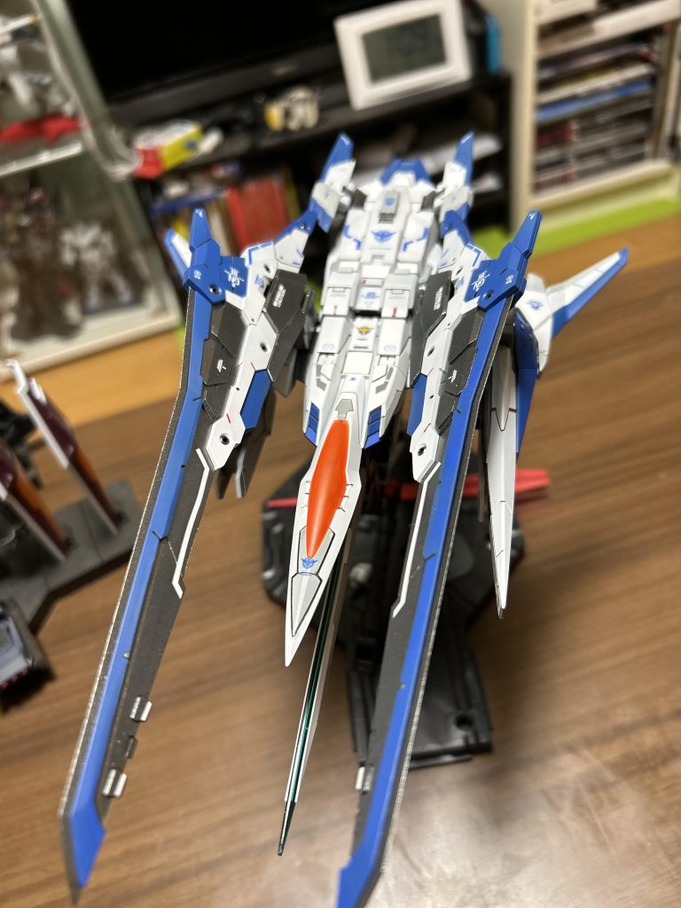 背負いものフルセット。コイツらを背負うとアクションベースでも安定しません😂専用の支えがベターですね。