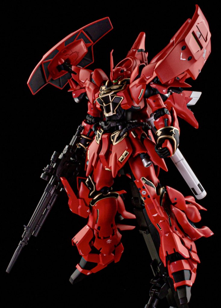 RGシナンジュとHGダリルバルデのミキシングです。