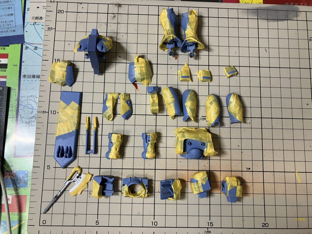 マスキング...なんと4時間かかりました...