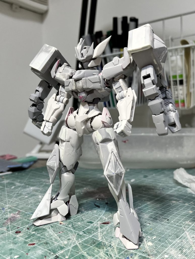 手直し後に組んだらこんな感じに顔は大事だなと思いました。