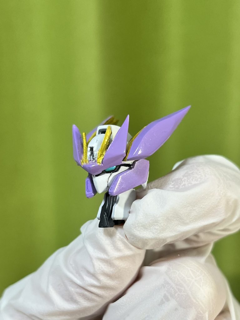 顔はクストウェル・ブラキウムにできるだけ近づけることを意識して手直ししたところ良い感じになりました。