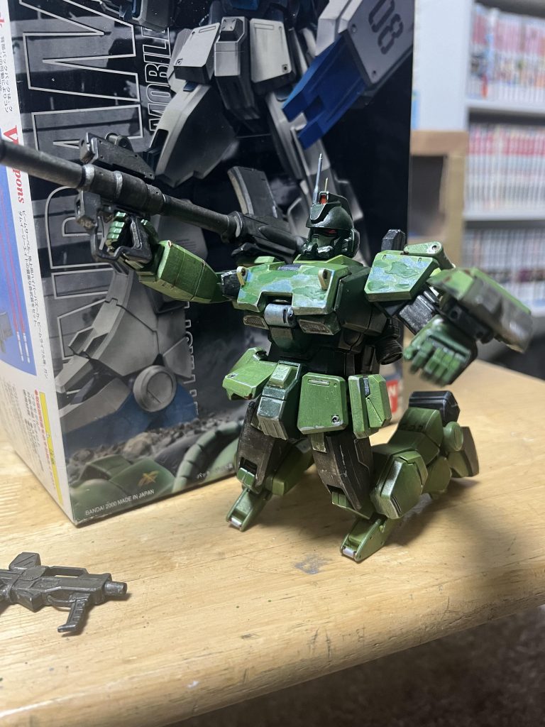 片膝立ちは不安定なので、両膝つきました😆