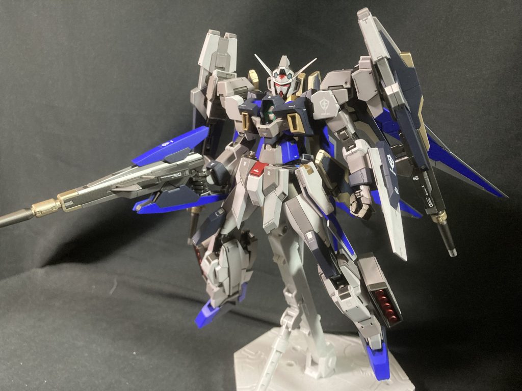 というわけで盛り盛りAGE-2でした。ダブルバレットのシルエットが凄く好きなので、作れてよかったです。