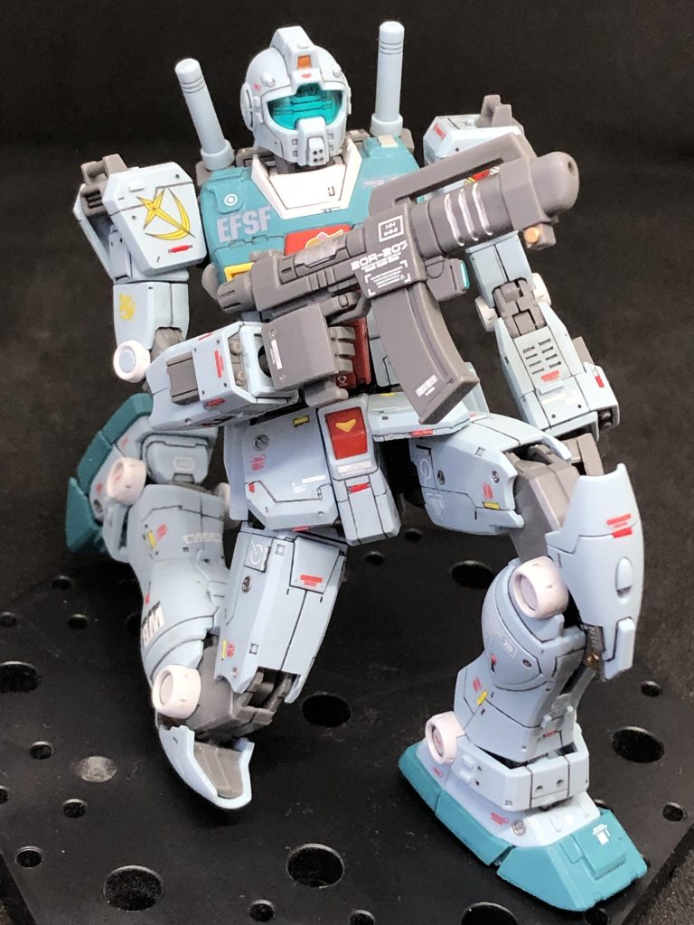 ポージング集。膝立ちだってこの通り。可動域も広く、とても良いキットでした。ここまでご覧いたあ、ありがとうございました。もし宜しければ、いいね!やコメントも是非お願い致します。以下は制作工程になります。宜しければこちらもご覧ください。