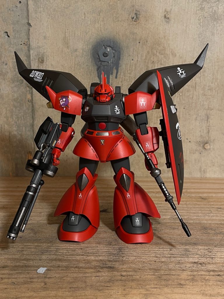 素組状態 部分塗装 トップコート吹き。