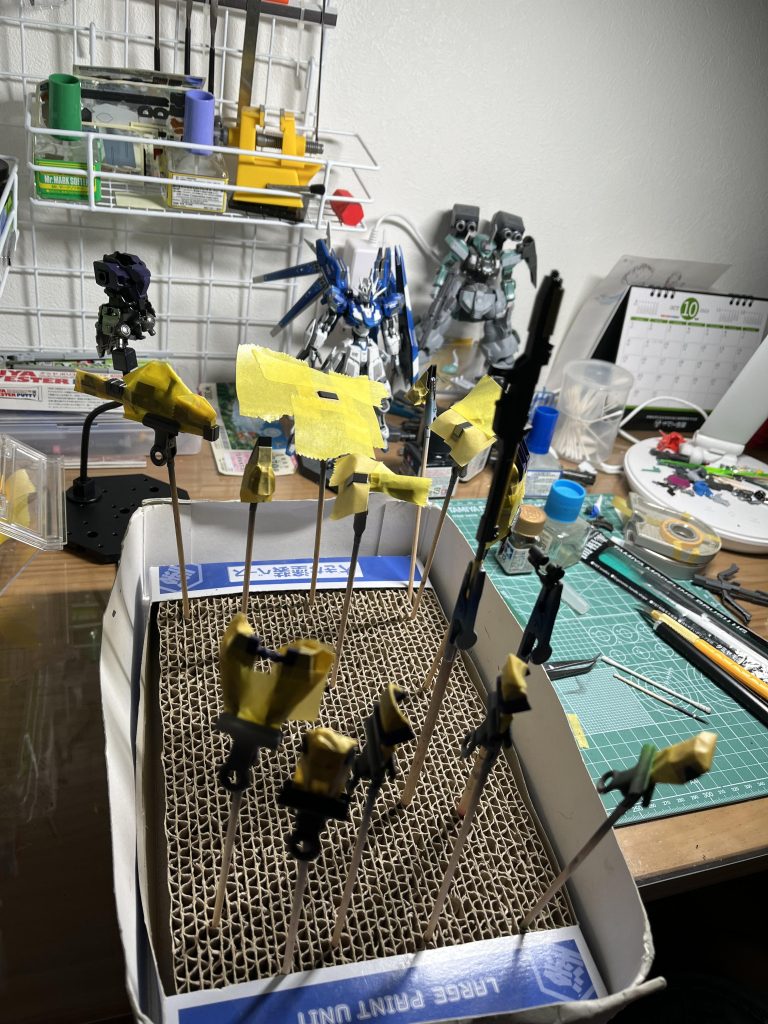 マスキング塗分け