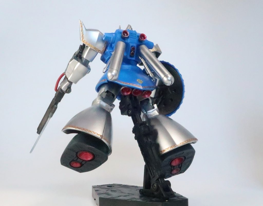 本機はミネバ・ザビの護衛として活躍し、最後までその任を果たしている。妄想は楽しいなあ。