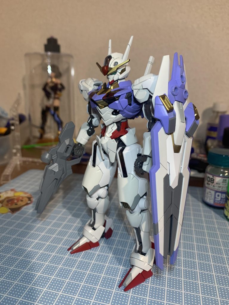 HGエアリアル　全塗装–2枚目/制作者：ゆきを〆