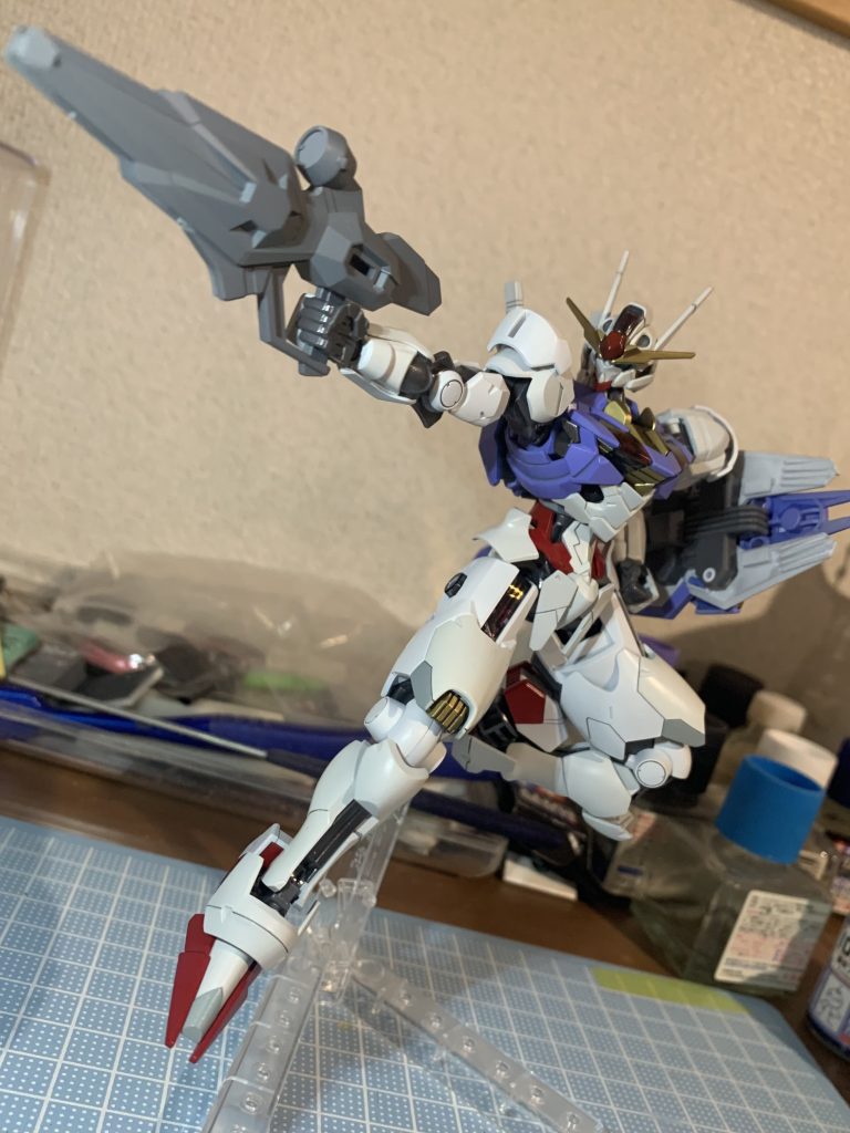 主人公機だしエールストライク風に撮ったらいい感じでした！