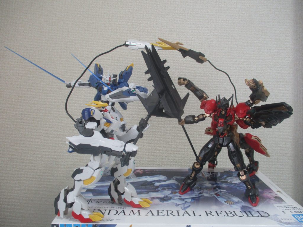 三日月「今だっ、スレッタ！」スレッタ「三日月さん、行きますよっ！」バルバトスが囮になってる隙に、エアリアルが特攻。勝敗はどうなる・・・（後は、ご想像にお任せしますｗ）？