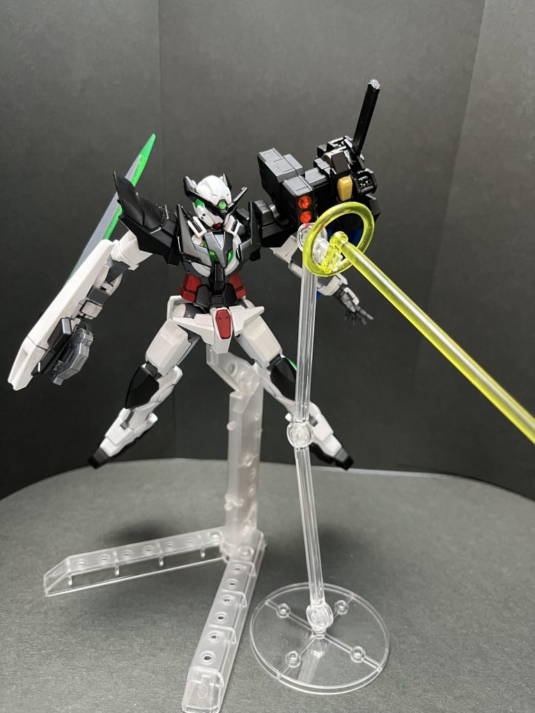 2連装キャノンソレ子『落ちてっ！肩の接続パーツの内側がスッカスカだったのを隠すために付けたわけじゃないよ🥺