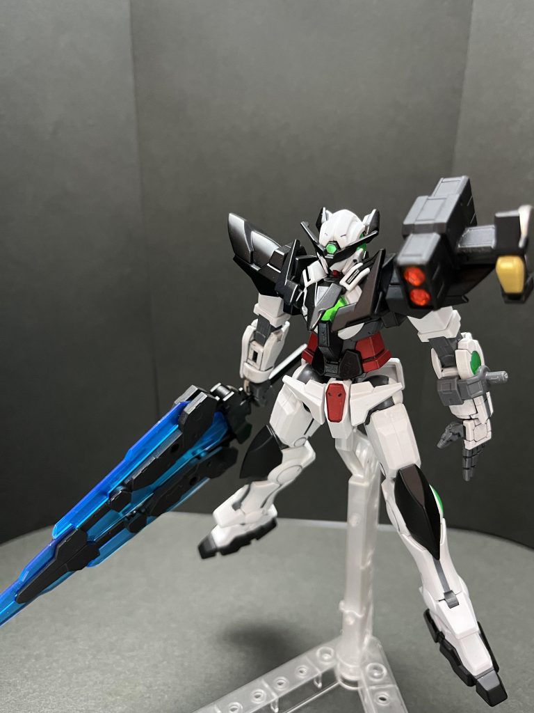 以上、ガンダムリクシアでした。最初はなんちゃってグラハムガンダム作ろうと思ったんですが、完成してみたらクアンタ寄りに。60作品目がこんな適当で良いんだろうかw年内に目指せ70作品(´･ω･`)？一週間に一作品ならいけるかな。