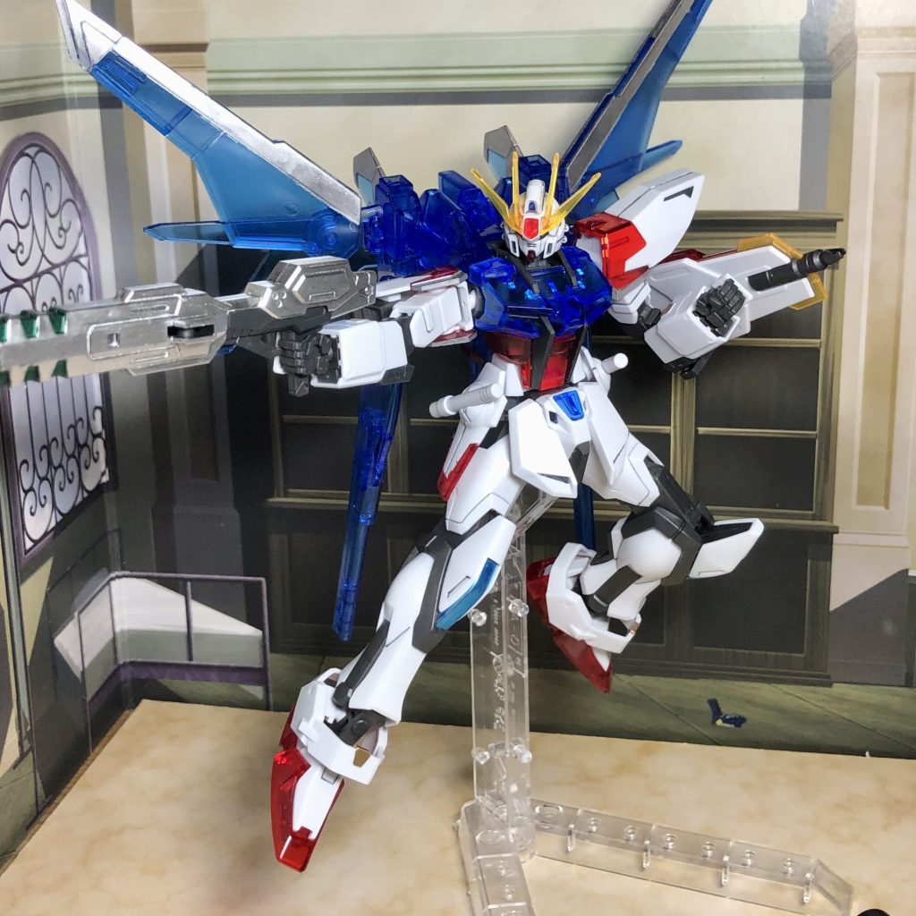 HG ビルドストライクガンダムフルパッケージ クリアカラー 部分塗装