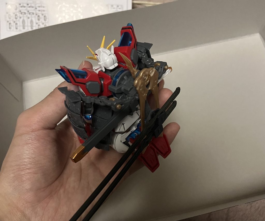 後ろ姿好みはあると思いますけどあんまり見映えがいいものでは無いです。今回のはカミキバーニングとメカサプライ24Gというのを組み合わせて出来ました。ジョイント多めで無加工で出来たのでこういうのも買ってみるもんだな〜と勉強になりました。塗装とかはいつか気が向いたらしようかな。