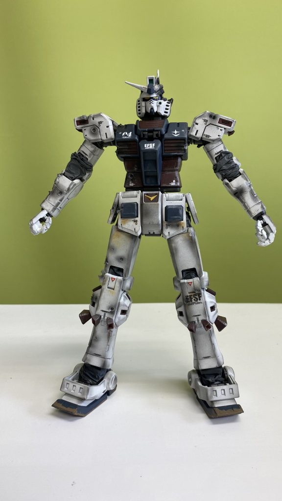 初めてのダメージ加工モリモリ。初めてのウェザリングです。