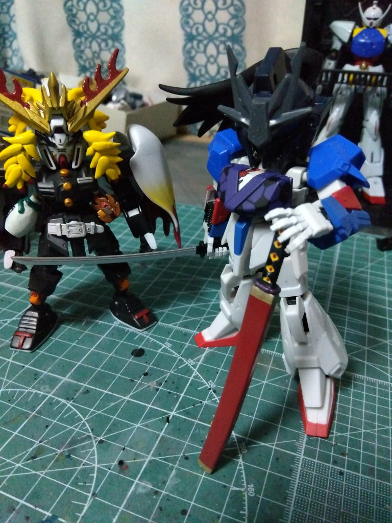 ザッと組んでみました。意外だったのはクロスシルエットとGフレームの汎用性でした😲