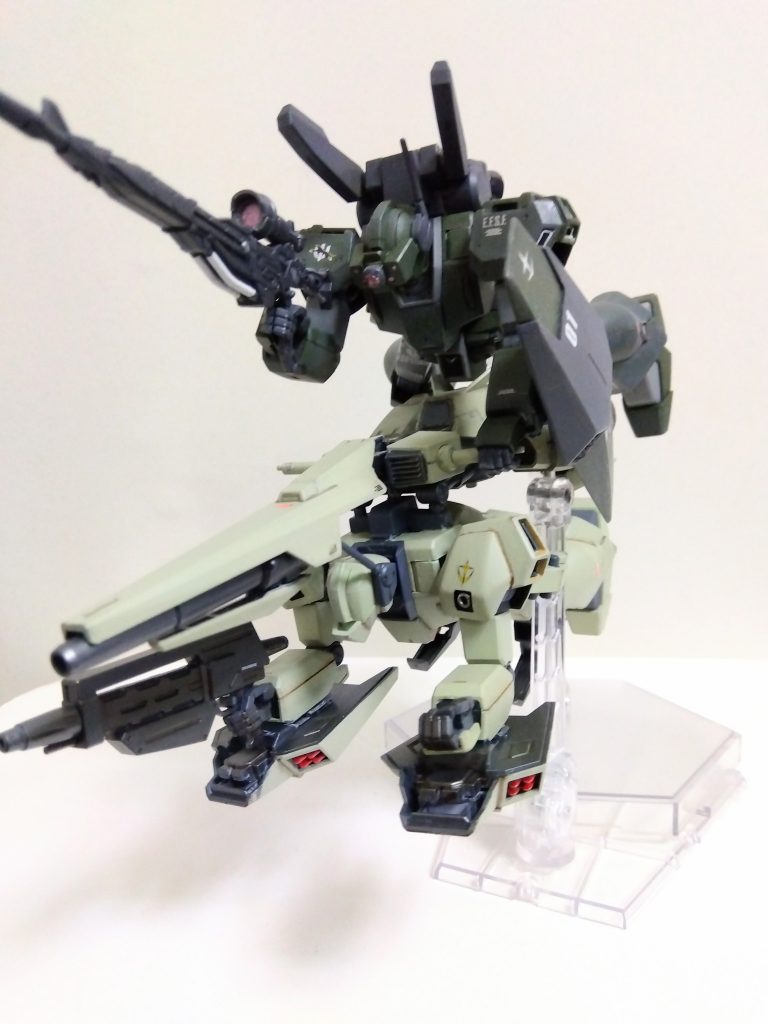 以前作ったジェガンスナイパーと一緒に。