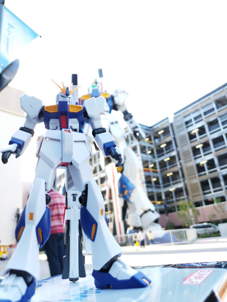 色々やってみたかったことをやってきました!やっぱりまずはコレ、ガンプラと実物の2ショットでしょ!