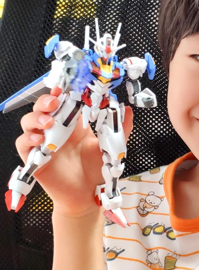 エアリアルを作りながら水星の魔女も観始めました。バトルシーンだけを見たいはるまきは、果たして最後まで見続けられるのかしら…?