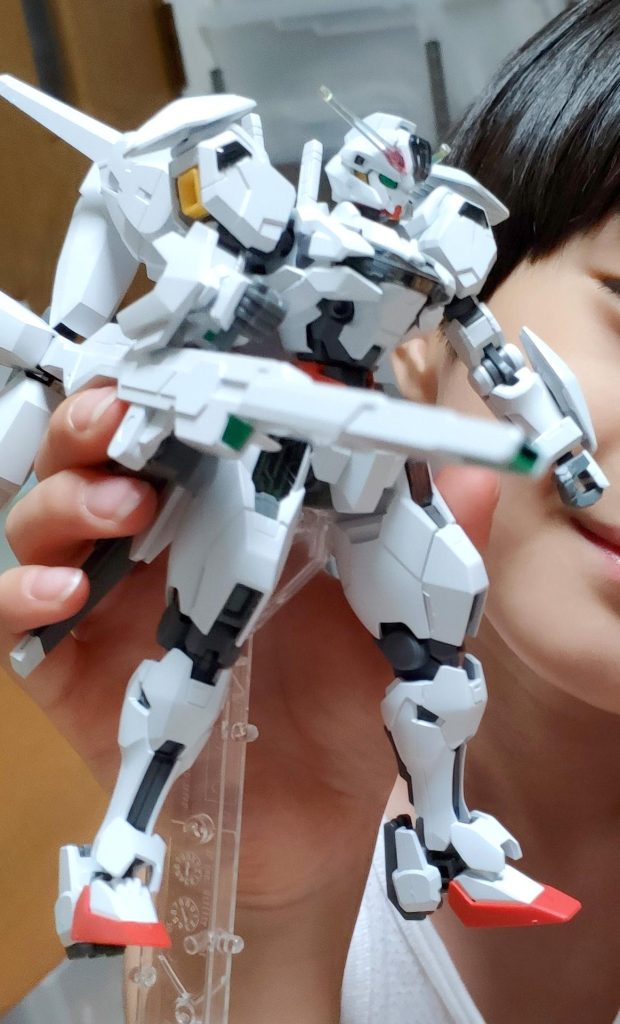 エアリアルを作りつつ観始めた水星の魔女。はるまき的にはイマイチだったようで1期で飽きた模様。なので、キャリバーンの活躍する2期の最終2話だけ観て水星はお終いとなりましたw