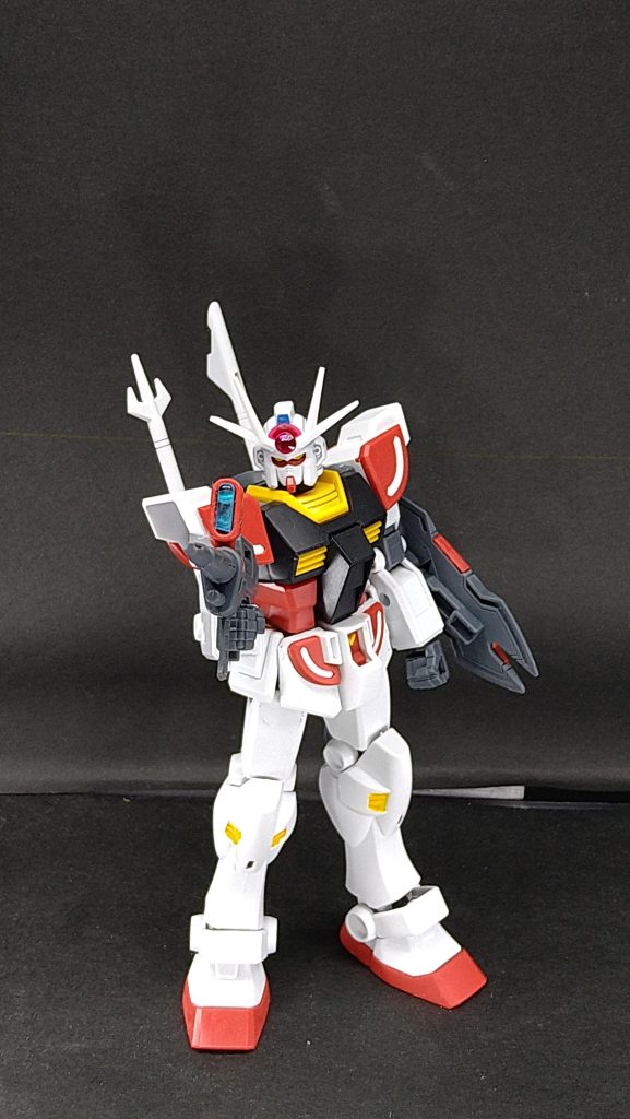 ラーガンダム専用ビームライフルのスコープは設定通り水色にするために大きさがちょうどよかった趙雲ダブルオーのランナーを切りとって埋め込む