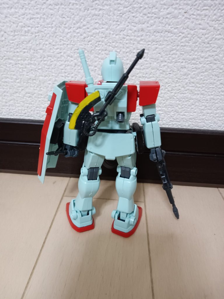 ジム素組み武器つけた–4枚目/制作者：hina99