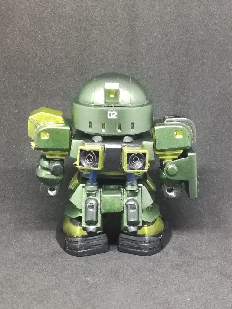 試作機独特のゴチャっとしたディテールも出来る限り拾いつつ、BB戦士らしさは損なわないように作ってみました♪