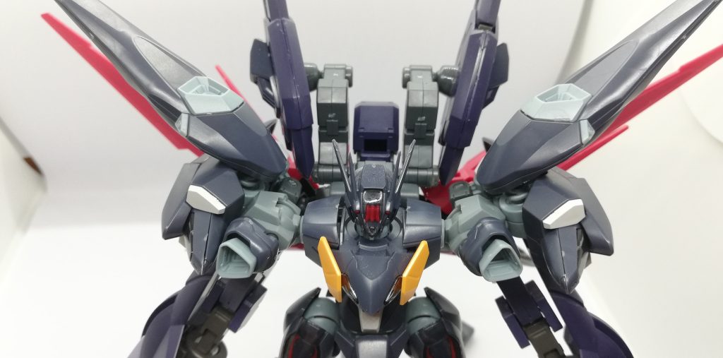 昔に制作した改造ガンプラ第4弾 ガンダムファラクト ブルータルフィアース–3枚目/制作者：リチウムイオン