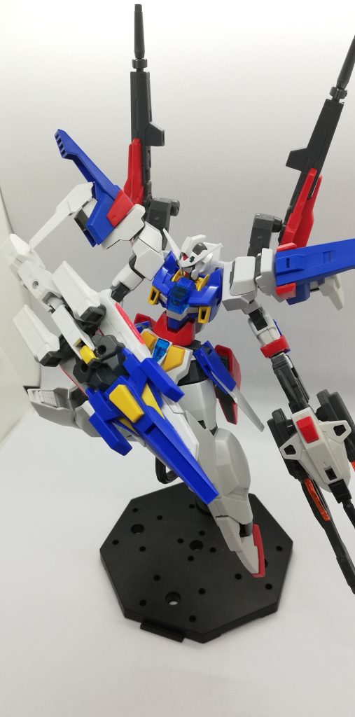 昔に制作した改造ガンプラ第3弾  エイジ2ダブルアッパーバレット–5枚目/制作者：リチウムイオン