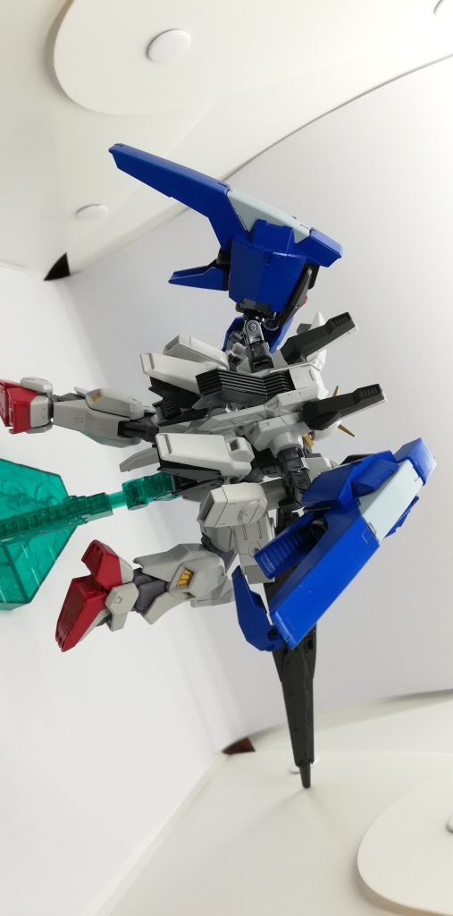 昔に制作した改造ガンプラ第6弾 スーパーガンダムオーバーエクステンド–2枚目/制作者：リチウムイオン