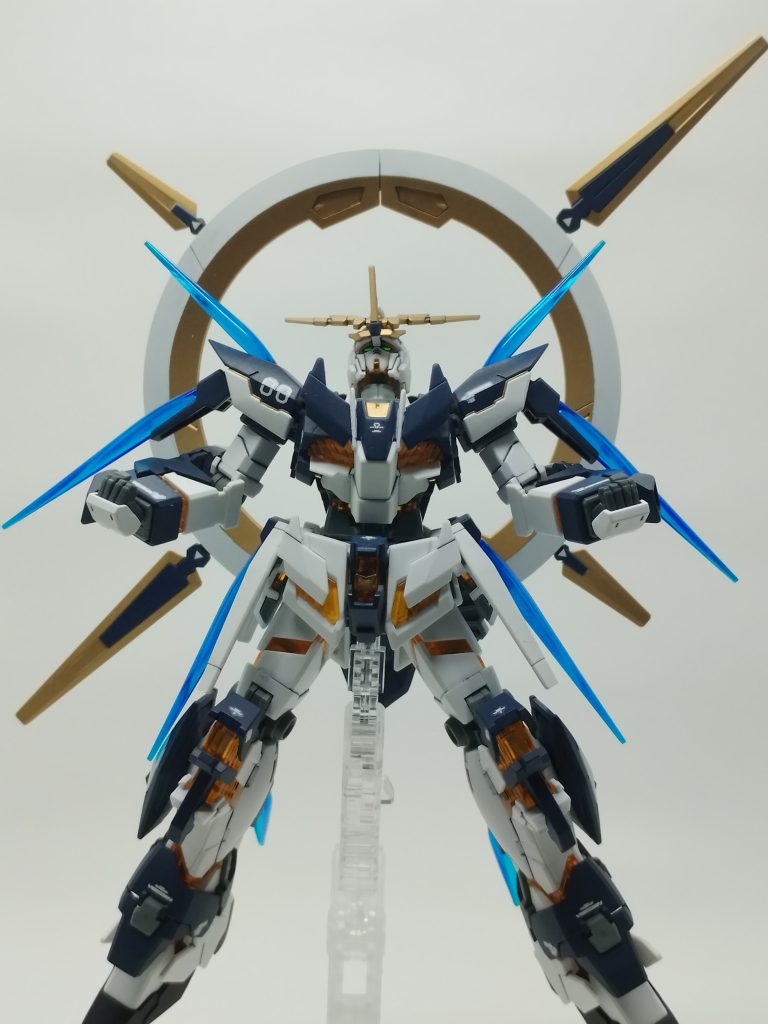 The UNIGAZER-FX has a similar mode like AGE-FX named NT-B or NewType-Burst, the C-Funnels goes to the stargazer backpack to make an X shape.UNIGAZER-FXにはAGE-FXと同じようなNT-B（NewType-Burst）というモードがある。