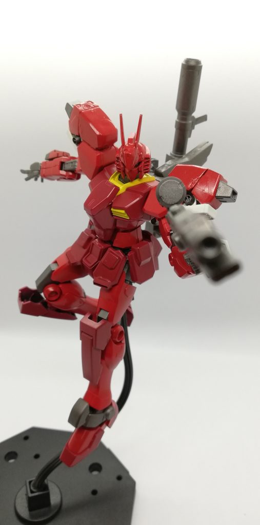 昔に制作した改造ガンプラ第16弾レッドウォーリアSR–3枚目/制作者：リチウムイオン