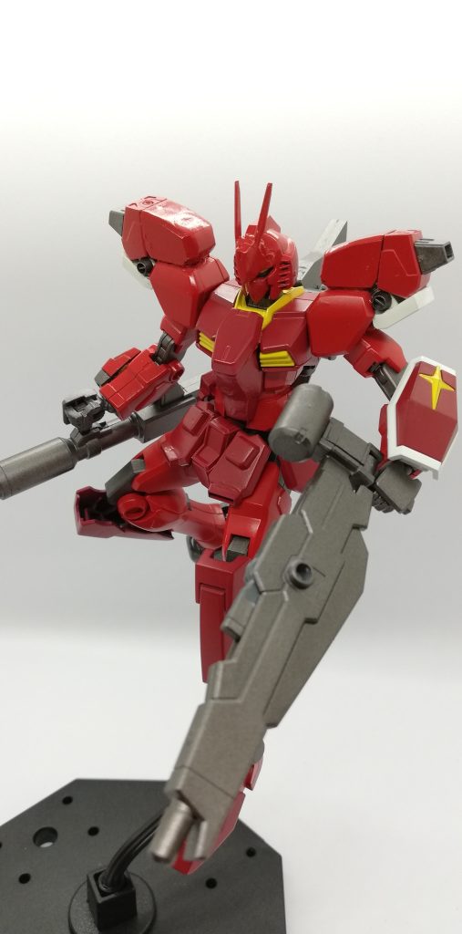 昔に制作した改造ガンプラ第16弾レッドウォーリアSR–2枚目/制作者：リチウムイオン
