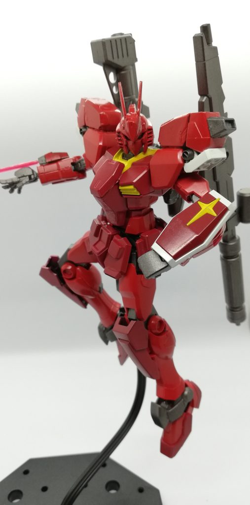 昔に制作した改造ガンプラ第16弾レッドウォーリアSR–4枚目/制作者：リチウムイオン