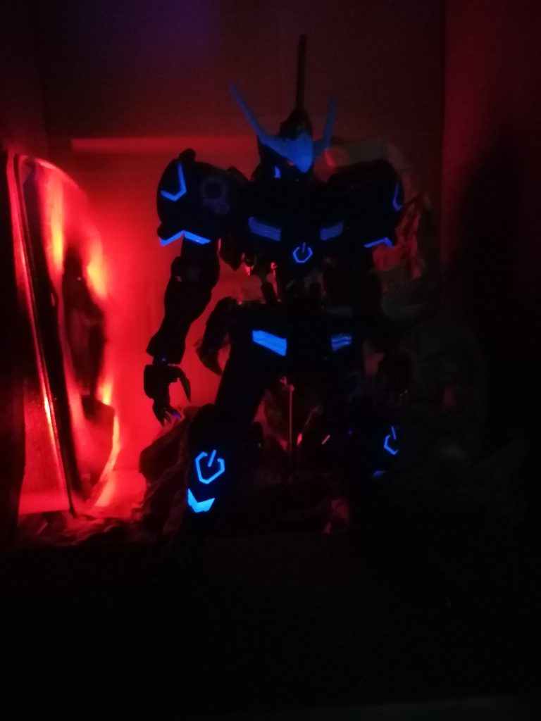 夜間はブラックライトで即発見です 