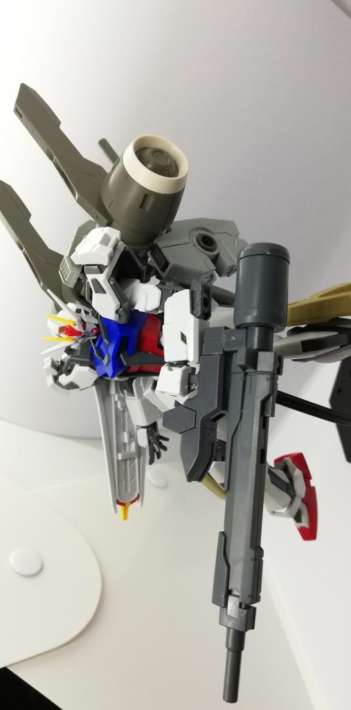 昔に制作した改造ガンプラ第19弾 ストライクガンダム ハイマニューバ–5枚目/制作者：リチウムイオン