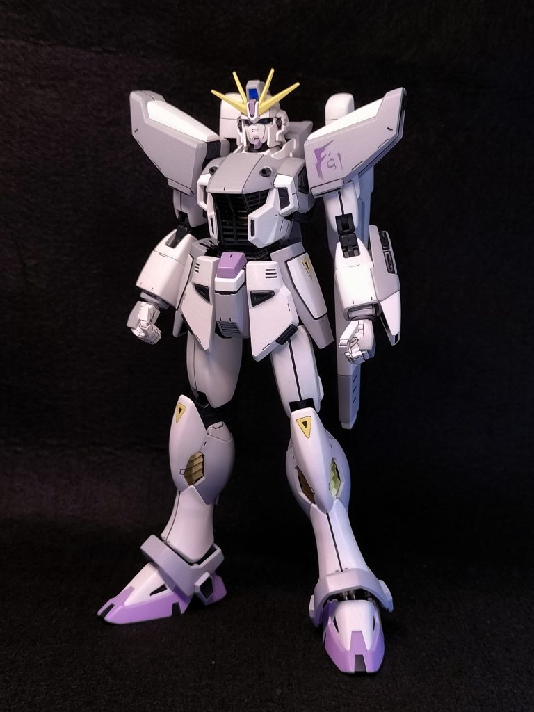 ヴェスバーのフレームはしっかり1体目のスペアになったので、この子のヴェスバーは伸縮できません！飾りです✨肩のフィンもビームバズーカもビームシールドエフェクトもありません