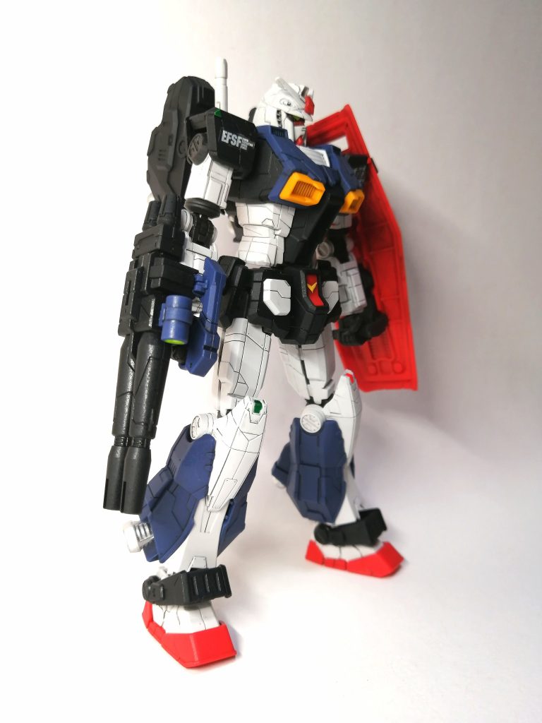 ライトサイドビュー。２回目の製作です。今回は簡単仕上げです。スミ入れ・部分塗装ちょこっと・つや消しトップコートです。