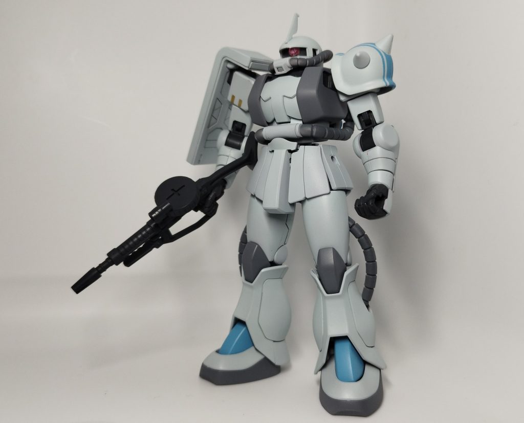 特に改造はしてませんモノアイを100均のネイルシールにして、塗装しただけです