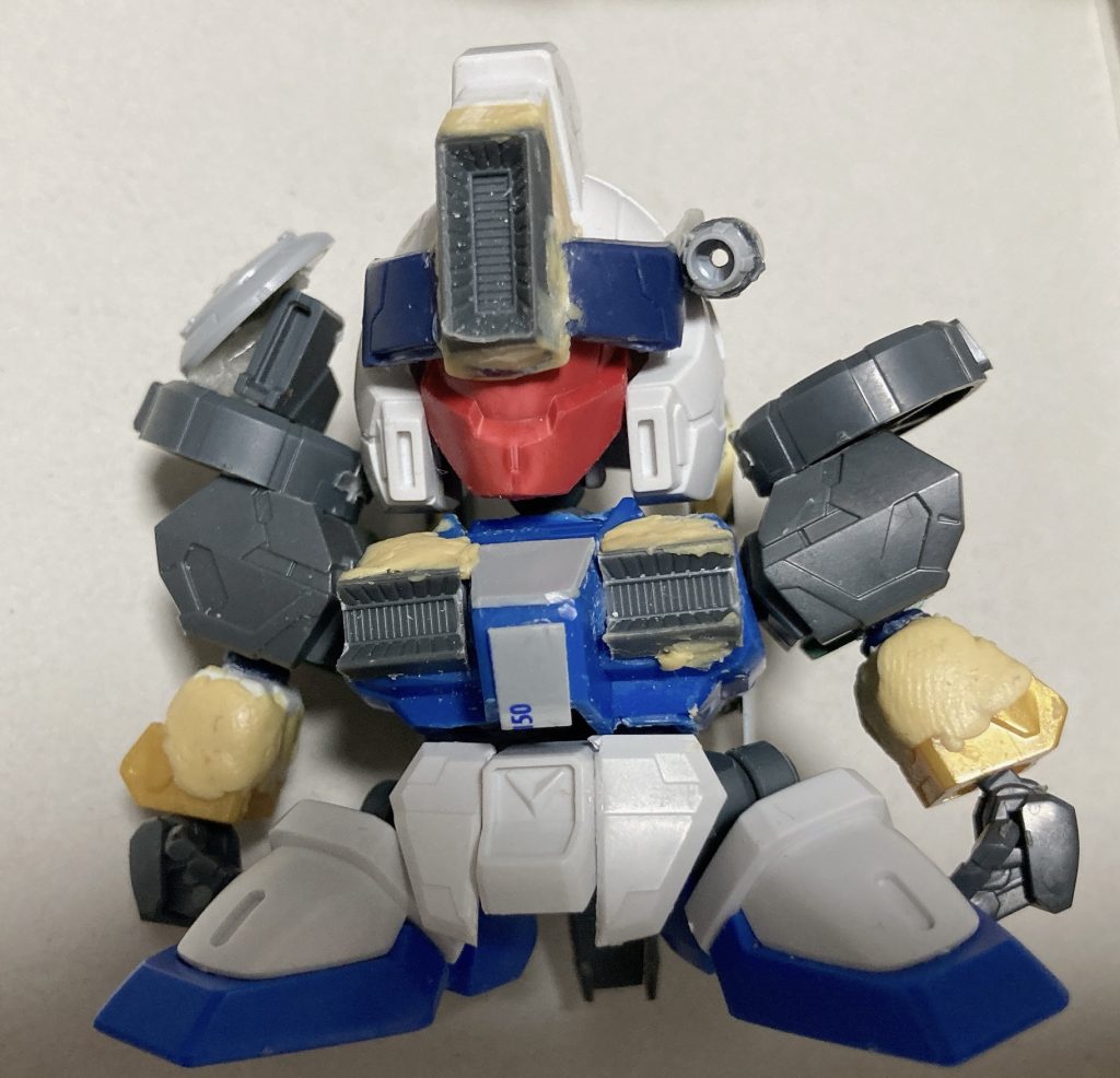 胸はバーニアノズルで整えます