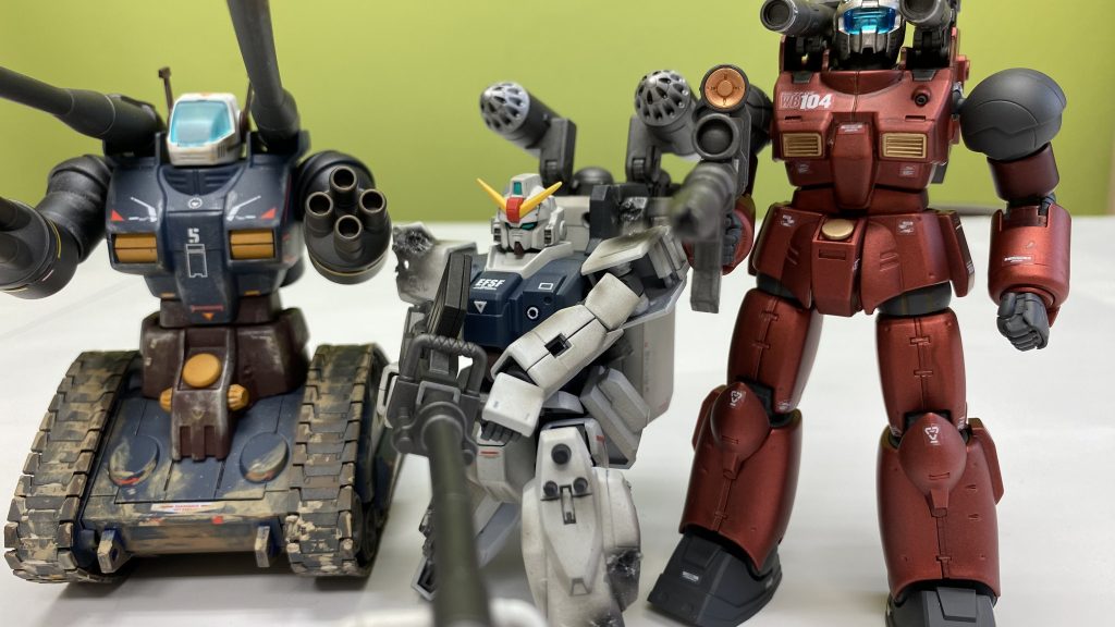 3体並べてみました。