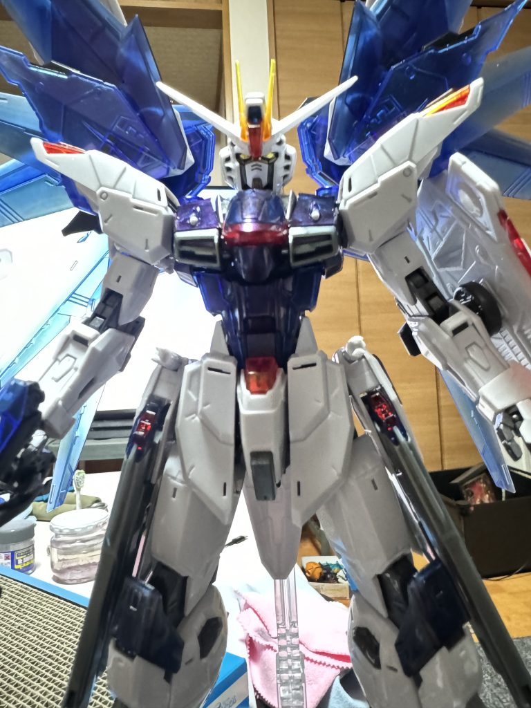 MG フリーダムガンダムver2.0 ソリッドクリア