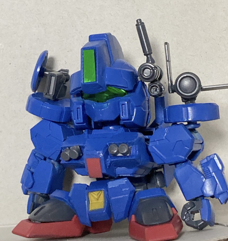 おおむね塗装したところ今回はイージーペインターで塗装しました。